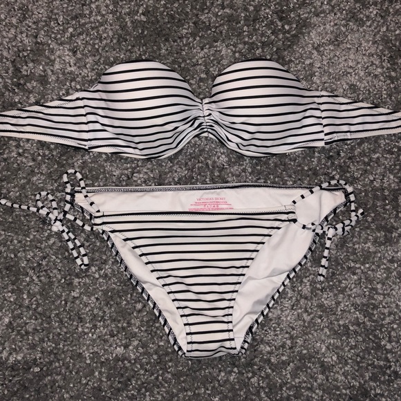 Victoria’s Secret strapless stripped bikini - Picture 1 of 5